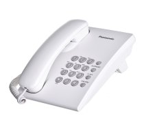 Panasonic KX-TS500PDW telephone Analog telephone White | KX-TS500PDW  | 5025232272136 | TELPANTSP0010