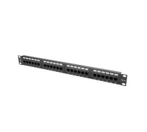 Lanberg Patch Panel 24 Port 1U Cat.5E black | NULAGPP24K50005  | 5901969404081 | PPU5-1024-B