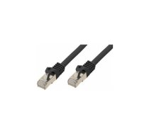 Patchcord Patch CAT7/6a S/FTP 10m black RJ45 Halogenfrei (LSZH) | 75520-S  | 4017538674609