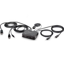 StarTech Cable KVM 2-Port USB A+C DP Switch 4K | C2-D46-UAC-CBL-KVM | 0065030899338