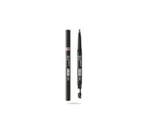Pupa Pupa, Full, Paraben-Free, Definer, Double-Ended, Eyebrow Cream Pencil & Brush 2-In-1, 002, Brown, 0.2 g For Women | 8011607358830  | 8011607358830