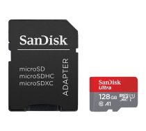 SANDISK SanDisk Ultra microSDXC 128GB + SD  100MB/s Class 10 UHS-I, EAN: 619659185510 | SDSQUNR-128G-GN3MA  | 619659185510