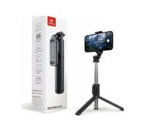 Selfie stick Crong SelfieGo Kompaktowy selfie stick Bluetooth tripod (20-101cm) | CRGSGL1BLK  | 5904310704595