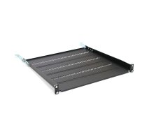 Digitus Shelf for 450mm 19 "483x450mm 1U black cabinet with adjustable and support | NUASSR000000030  | 5907772591482 | TN-19-450-1U-BK