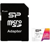 Silicon Power memory card microSDXC 128GB Elite + adapter | SP128GBSTXBV1V20SP  | 4713436128649 | 166886