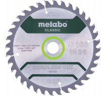 Sourcing METABO CIRCULAR SAW HW/CT 165x20x18z CORDLESS CUT WOOD CLASSIC | 628272000  | 4007430328595