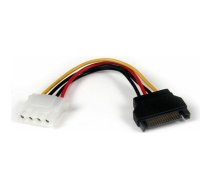 StarTech Molex - SATA, 0.15m, Wielo (LP4SATAFM6IN) | LP4SATAFM6IN | 0065030841627
