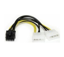 StarTech Molex x2 - PCIe 8-pin, 0.15m, (LP4PCIEX8ADP) | LP4PCIEX8ADP | 0065030845342