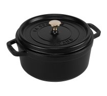 Staub La Cocotte 24cm round black, cast iron | 40500-241-0  | 3272341024251 | 539800