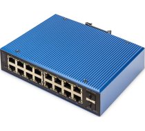 Switch Digitus DIGITUS Switch 16+2-Port L2 managed Gigabit Ethernet PoE | DN-651159  | 4016032490234