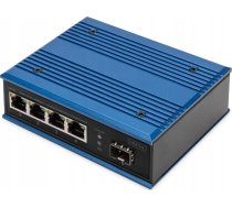 Switch Digitus DIGITUS Switch Ind. 4-Port Gigabit Unmanaged blau | DN-651134  | 4016032486046