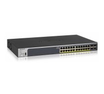 NETGEAR GS728TPP Managed L2/L3/L4 Gigabit Ethernet (10/100/1000) Power over Ethernet (PoE) 1U Black | GS728TPP-200EUS  | 606449131673 | KILNGESWI0081