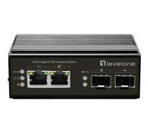 Switch LevelOne LevelOne IGP-0432 łącza sieciowe zarządzany Gigabit Ethernet (10/100/1000) Obsługa PoE  | IGP-0432  | 4015867228180