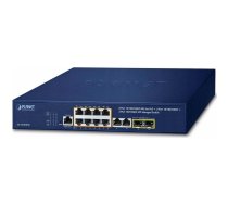 Switch Planet PLANET IPv4/IPv6, 8-Port Managed Zarządzany L2/L4 Gigabit Ethernet (10/100/1000) Obsługa PoE 1U  | GS-4210-8P2C  | 4711605286374