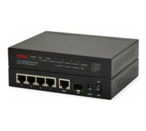 Switch Roline ROLINE Gigabit Ethernet Switch 6 portów (5x 10/100/1000 + 1x SFP, 4x PoE+) | 21.14.3524  | 7630049619104