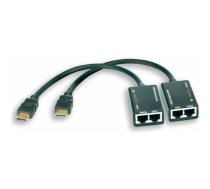 System przekazu sygnału AV Techly HDMI - RJ45 x2 0.15m  (301153) | 301153  | 8057685301153