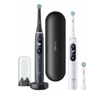 Oral-B   iO Series 8 Duo 2 White Alabaster/Black Onyx + dodatkowa  | iO Series 82. Hands  bk/wh  | 4210201449010