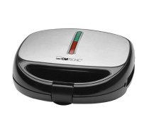Clatronic ST/WA 3670 sandwich maker 800 W Black, Stainless steel | ST/WA 3670 | 4006160638059 | AGDCLAOPK0009