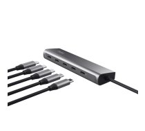 Trust Halyx USB 3.2 Gen 1 (3.1 Gen 1) Type-C Silver | 25136  | 8713439251364 | PERTRUHUB0013