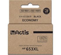 Actis KH-653BKR Ink Cartridge (replacement for HP 653XL 3YM75AE; Premium; 20ml; 575 pages; black) | KH-653BKR  | 5901443120445 | EXPACSAHP0151