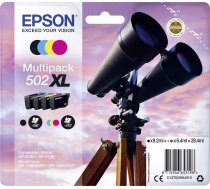 Tusz Epson Epson 502XL Multipack - 4-Pack - XL - Black, Yellow, Cyan, Magenta - Original - Blister - Ink Cartridge - for Expression Home XP-5100, XP-5105, WorkForce WF-2860, WF-2860DWF | C13T02W64010  | 8715946653198