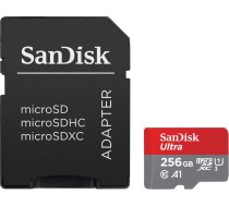 SanDisk Ultra microSDXC card 256GB 150MB/s A1 +  SD | SFSANMD256AC150  | 619659200565 | SDSQUAC-256G-GN6MA