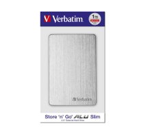 Verbatim Store n Go 2,5  ALU 1TB USB 3.2 Gen 1 Silver       53663 | 53663  | 0023942536635 | 564629
