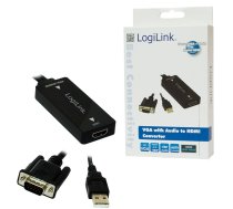 LogiLink VGA with Audio to HDMI Converter | AVLLIVH00CV0060  | 4052792028072 | CV0060