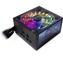 INTER-TECH Power Supply  Argus RGB 750W CM, 80PLUS Gold, 140mm fan with 21 ultra bright LEDs,Switchable illumination, Acrylic glass side panel, active PFC, 4xPCI-e, OPP/OVP/SCP protection, semi-modular Cable management (Rev. 2) | RGB-750W_CM_II  | 4260455