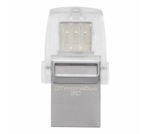USB Zibatmiņa Kingston DataTraveler MicroDuo 3C 256 GB Melns Violets 256 GB