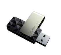 USB Zibatmiņa Silicon Power Blaze B30 Melns Melns/Sudrabains 256 GB