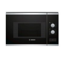 Iebūvēta mikroviļņu krāsns BOSCH BFL520MS0 20 L 800W Melns Melns/Sudrabains 800 W 20 L