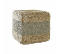 Kāju balsts Footrest DKD Home Decor Daudzkrāsains Dabisks Boho 42 x 42 x 40 cm