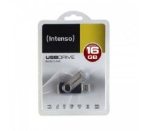 USB Zibatmiņa INTENSO 3503470 16 GB Atslēgu ķēde Melns Melns/Sudrabains DDR3 SDRAM