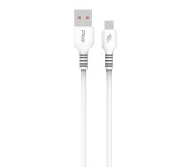 Pavareal data cable USB A to MicroUSB 5A white