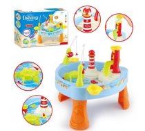 WOOPIE Water Table Game Fishing Light Sound + 24 Akc.