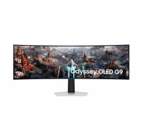 Monitor|SAMSUNG|Odyssey OLED G9 G93SC|49"|Gaming/Curved|Panel OLED|5120x1440|32:9|240Hz|0.03 ms|Height adjustable|Tilt|Colour Silver|LS49CG934SUXEN