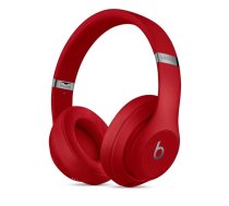 Beats Studio3 Wireless Over-Ear Headphones, Red Beats Over-Ear Headphones Studio3 Over-ear Microphone Noise