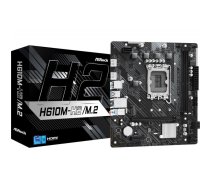 Mainboard ASROCK Intel H610 LGA1700 Micro-ATX Memory DDR4 Memory slots 2 1xPCI-Express 3.0 1x 1xPCI-Express 4.0