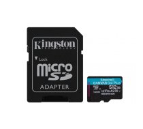 KINGSTON microSDXC Canvas Go Plus 512GB + Adapter