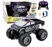 Off-Road RC Police Car Remote Controlled Black 1:16