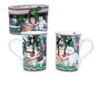 Mugs MIA CATS H10,5cm 300ml 2pcs in a gift box