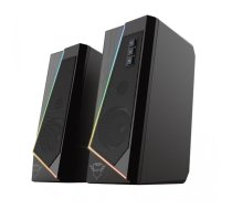 Speaker|TRUST|GXT 609 Zoxa RGB Illuminated Speaker Set|1xUSB 2.0|Black|24070