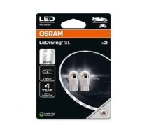 LED gaismas spuldze (Blisters 2gab.) W5W 12V 0,8W LEDriving SL, auksti balta 6000K ams-OSRAM 2825DWP-2BL