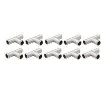 Caurules savienojums Trejgabals metāla ø16 / ø16 / ø16mm (ALUMĪNIJA) 10gab GOMET LPGGZ-255/10