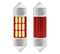 Spuldzīte diodes LED balta CANBUS 4014 12SMD 31mm 2gab AMIO 01631