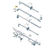 Vadu savienojums, kontaktligzda VW T5 03-10 OE VAG 7H0972501A
