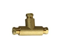 Metāla caurules savienojums, Trejgabals 3x 6mm CERTOOLS TR-0001