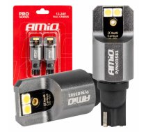 LED spuldzes T15 W16W 4x3030 SMD baltas 12/24V FULL CANBUS AMIO 03581