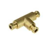 Metāla caurules savienojums, Trejgabals 3x 8mm CERTOOLS TR-0005